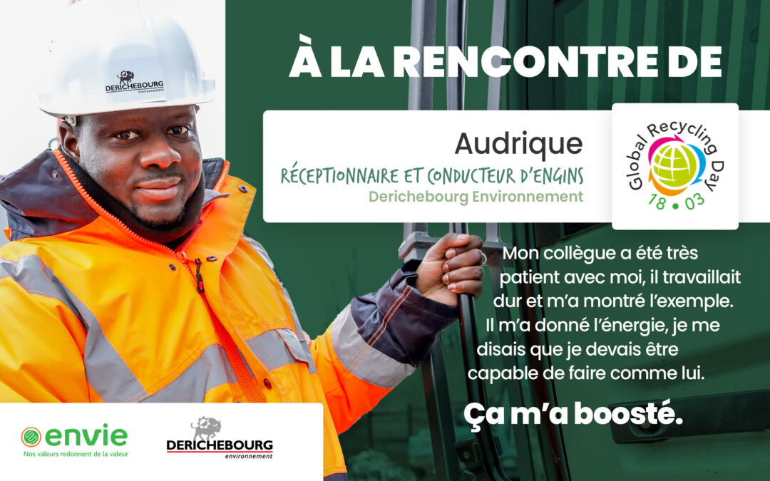 À la rencontre de Audrique, réceptionnaire et conducteur d'engins chez Derichebourg Environnement