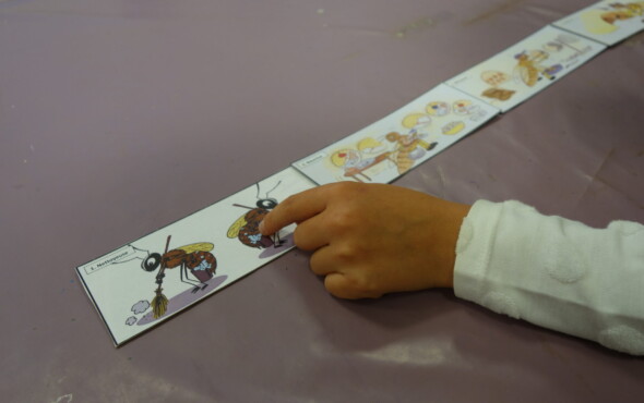 Atelier pédagogique vie des abeilles