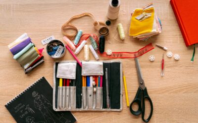 Atelier Envie Le Labo programmation juin septembre je réalise ma trousse d'école 100% récup